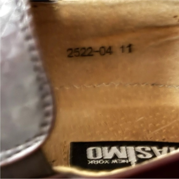 Masimo Men’s Dress Loafers Size 11 Brown Leather - Picture 4 of 7